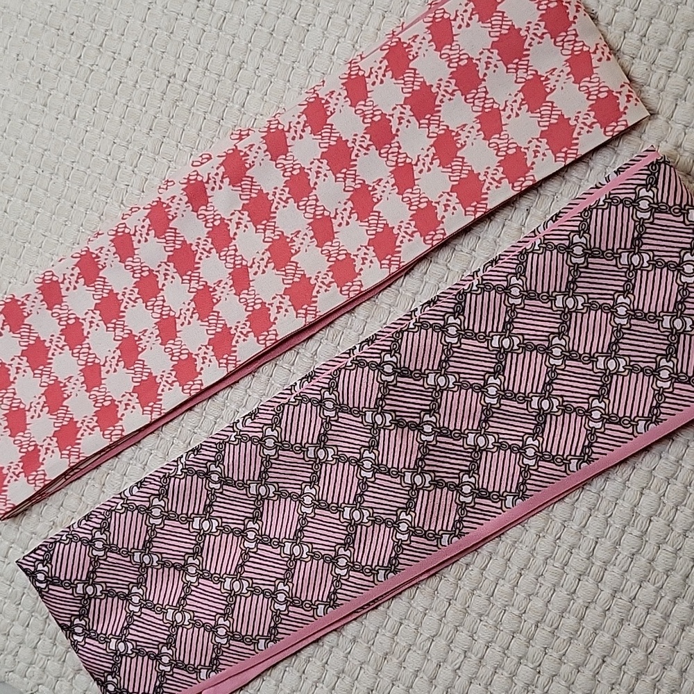 PREPPY TWILLY SILKY SCARF, CHOICE OF COLOR